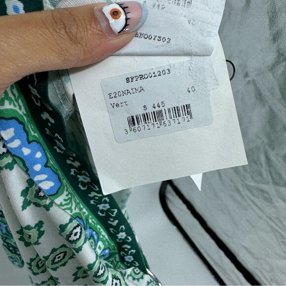 Sandro Naima Printed Mini Long Sleeve Dress - Picture 6 of 6